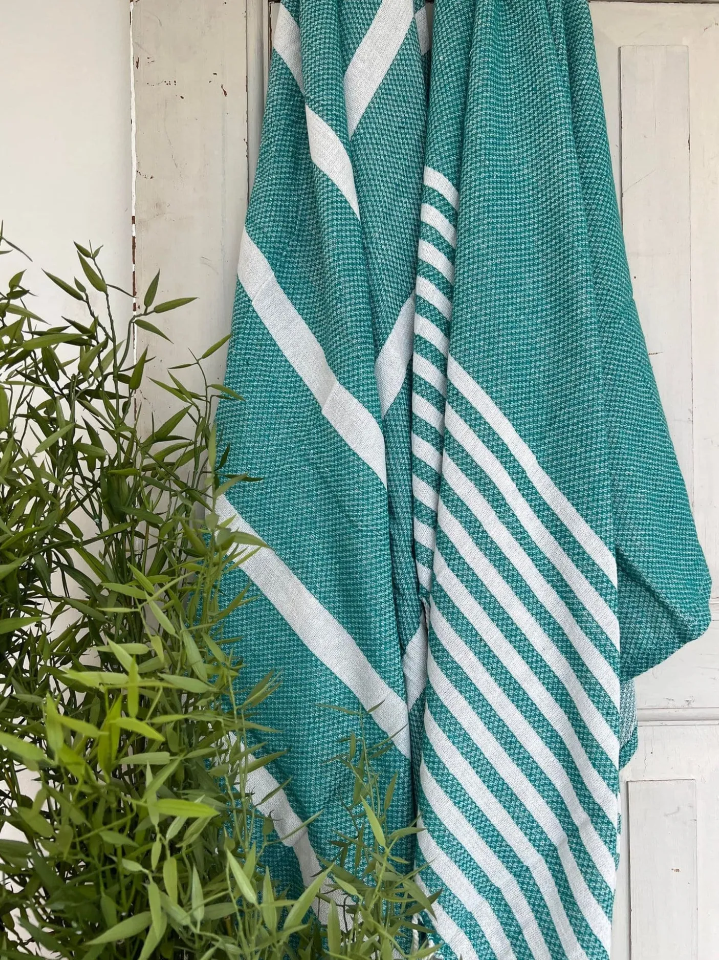 Hammam håndklæde - TURKIS MIX Økotex