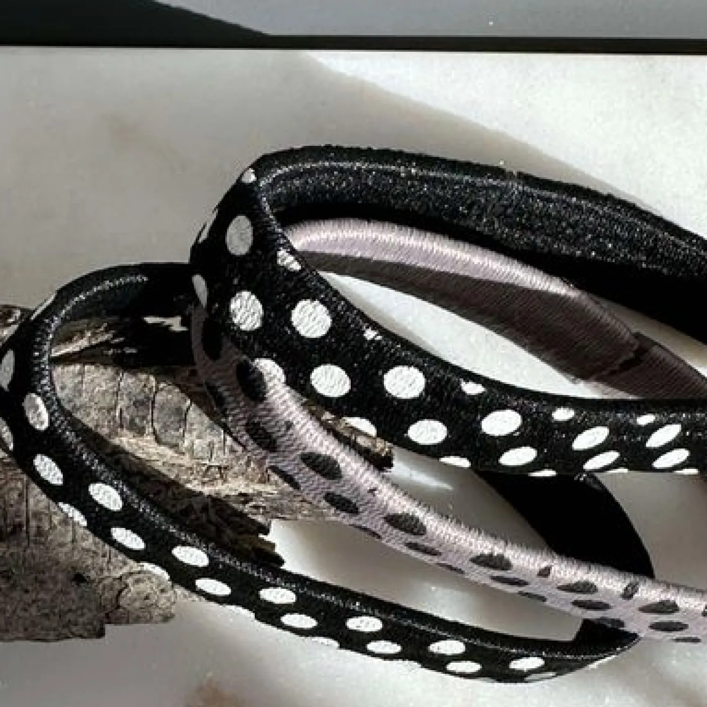 Hårelastikker Black / Grey - 3 stk