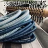Hårelastikker Blue Glitter - 4 mix