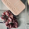 Hårelastikker scrunchie 2 stk - Rose mix