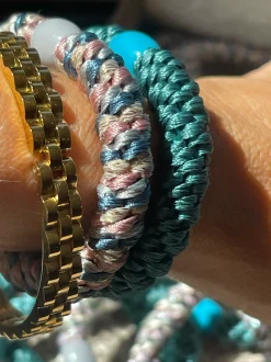 Hårelastikker Supreme Aqua - 4 stk.
