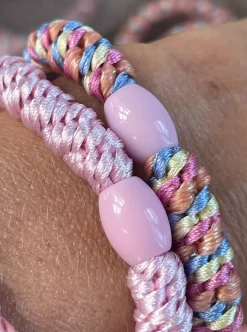 Hårelastikker Supreme Soft pink - 4 stk.