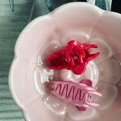 Hårklemmer Pink / Rosa mini - 2 stk