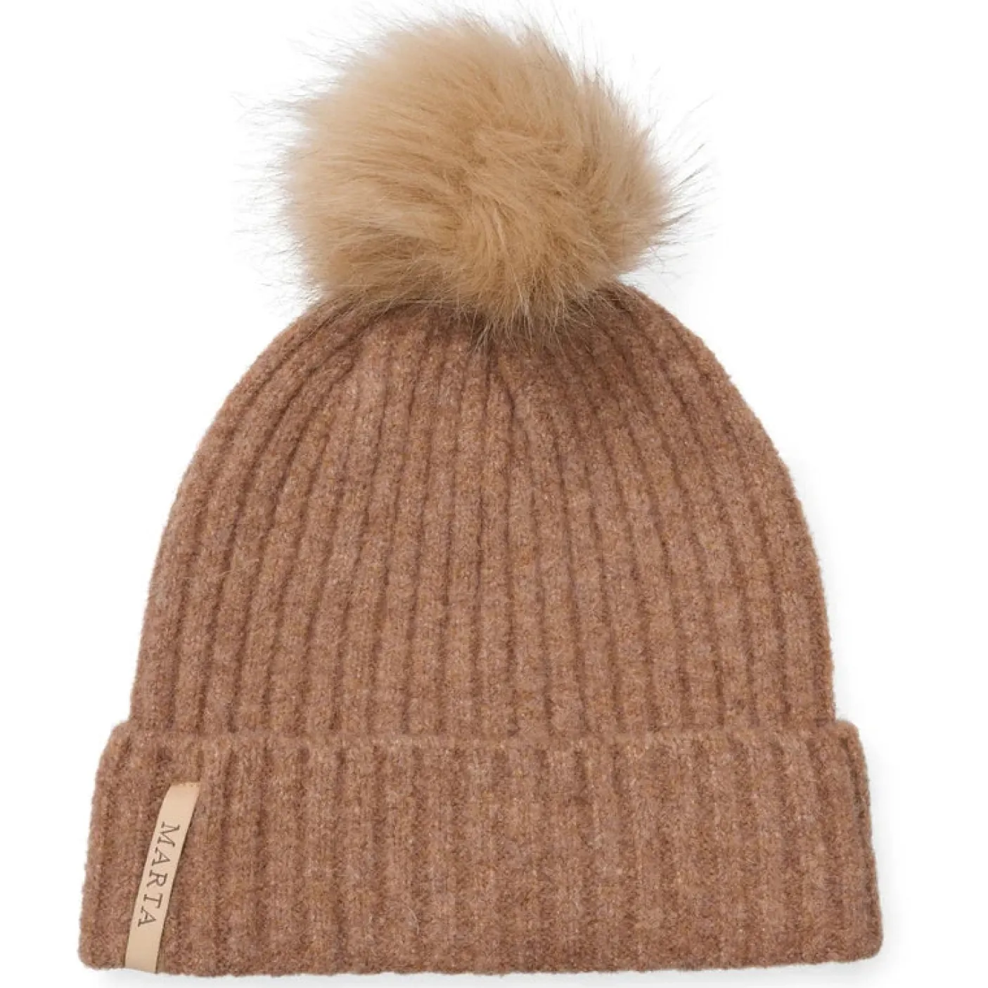 Hue med kvast Brown