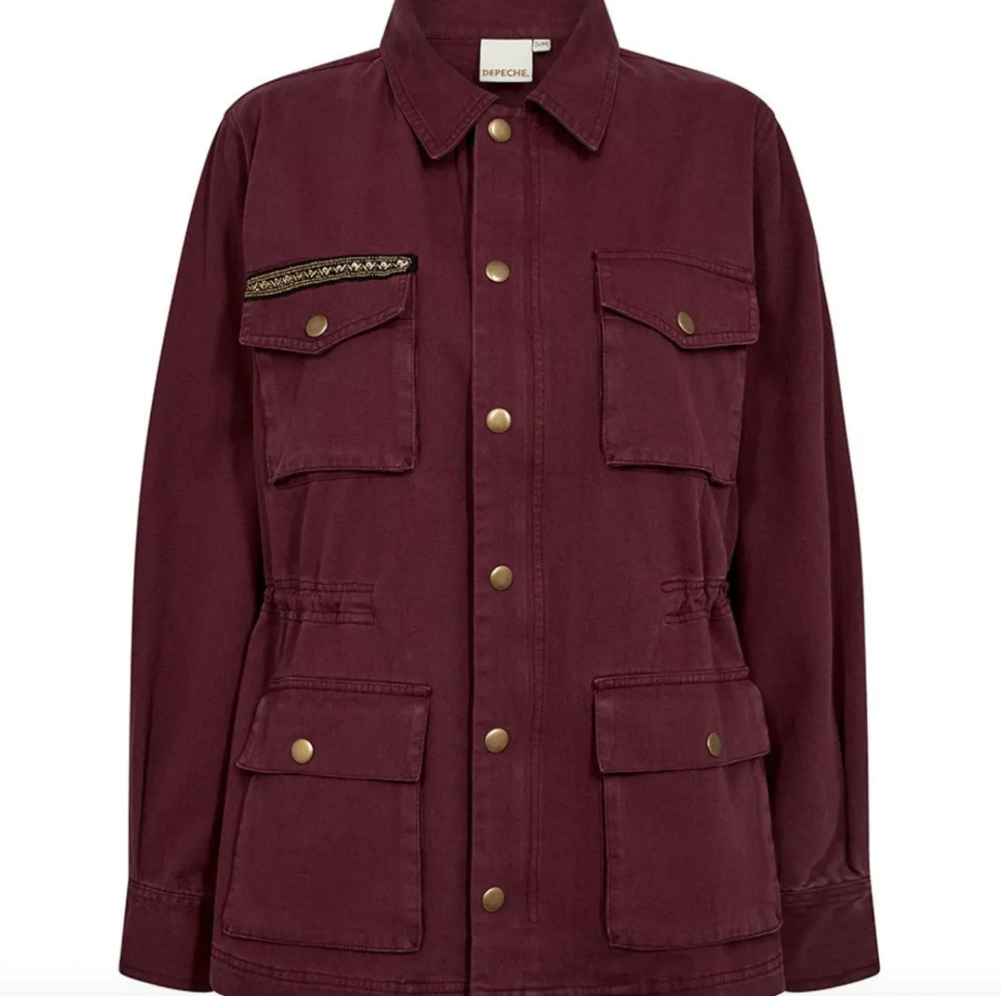 Jakke cargo - Burgundy