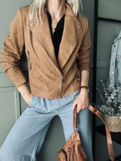 Jakke Lys Camel
