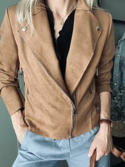 Jakke Lys Camel