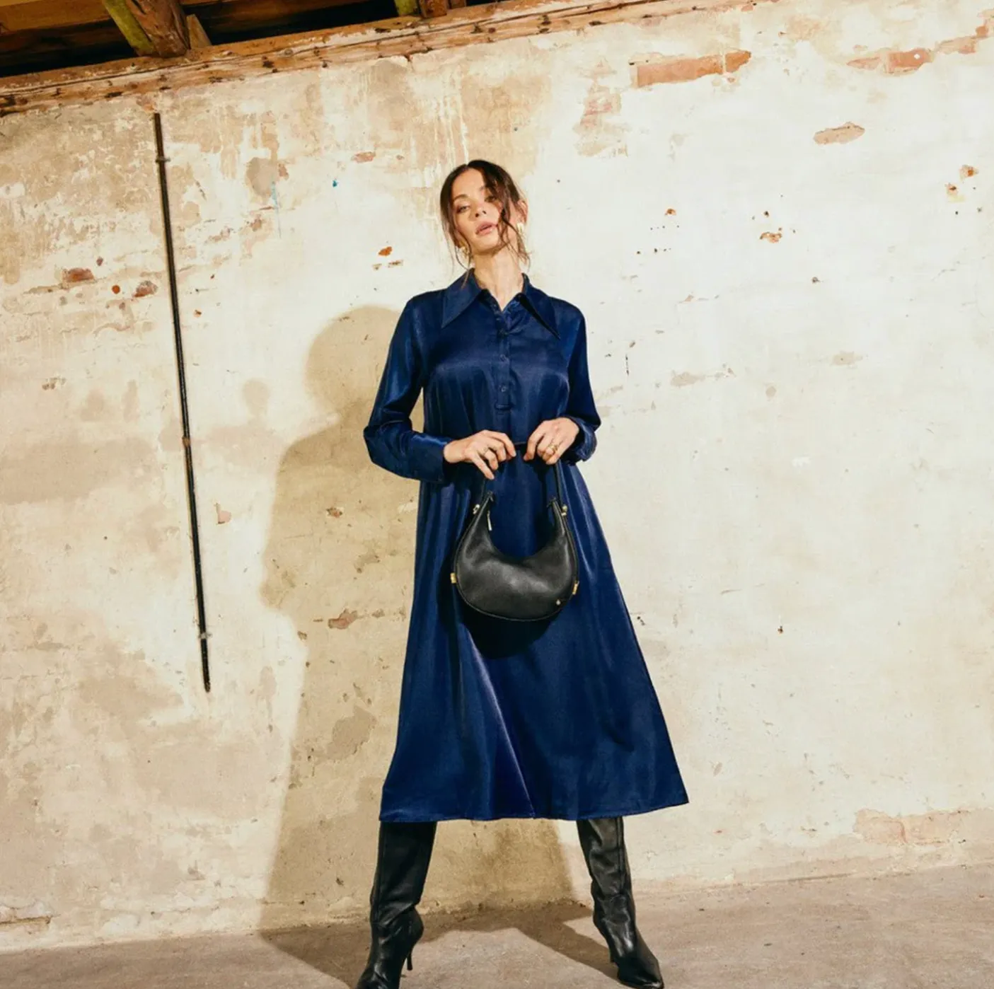 Kjole Cindy Midnight Blue
