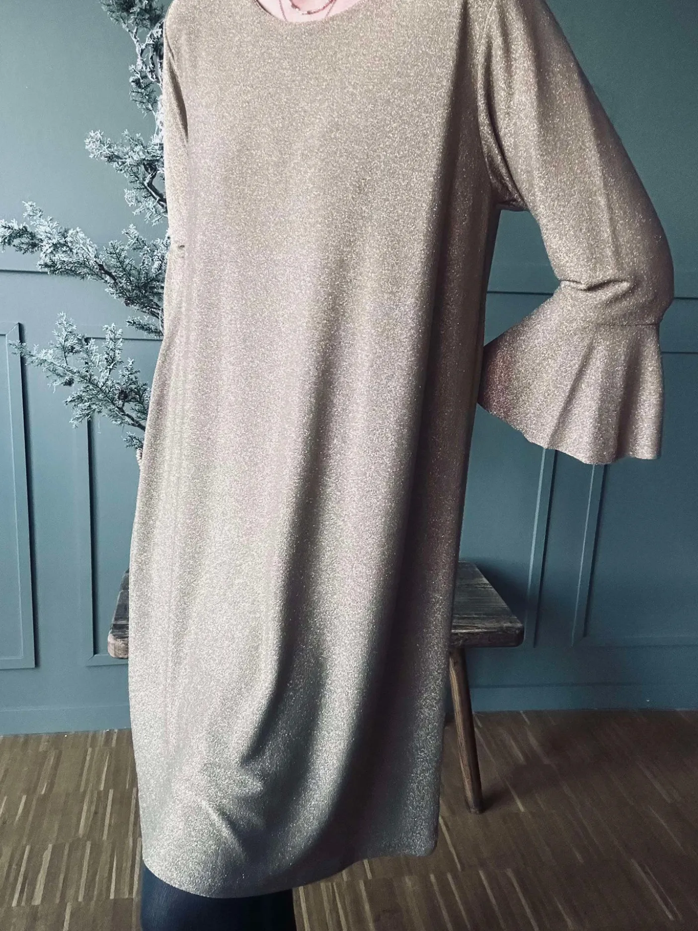 Kjole Sparkle Gold