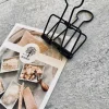 Klips i sort metal - Stor