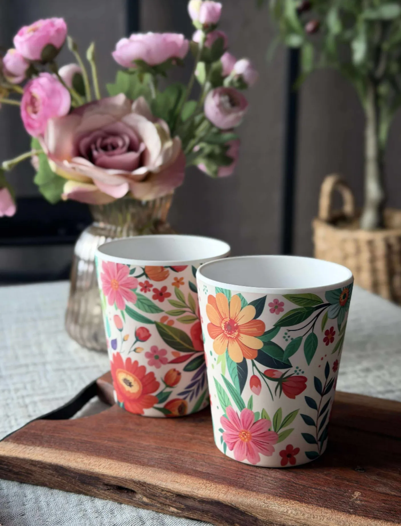 Kop Flower Melamin