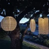 Lampe cylinder med solceller - SUMMER GOLD