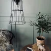 Lampe med solceller – Black metal