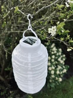 Lampe med solceller – White