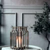 Lanterne med glas - Gold 21cm
