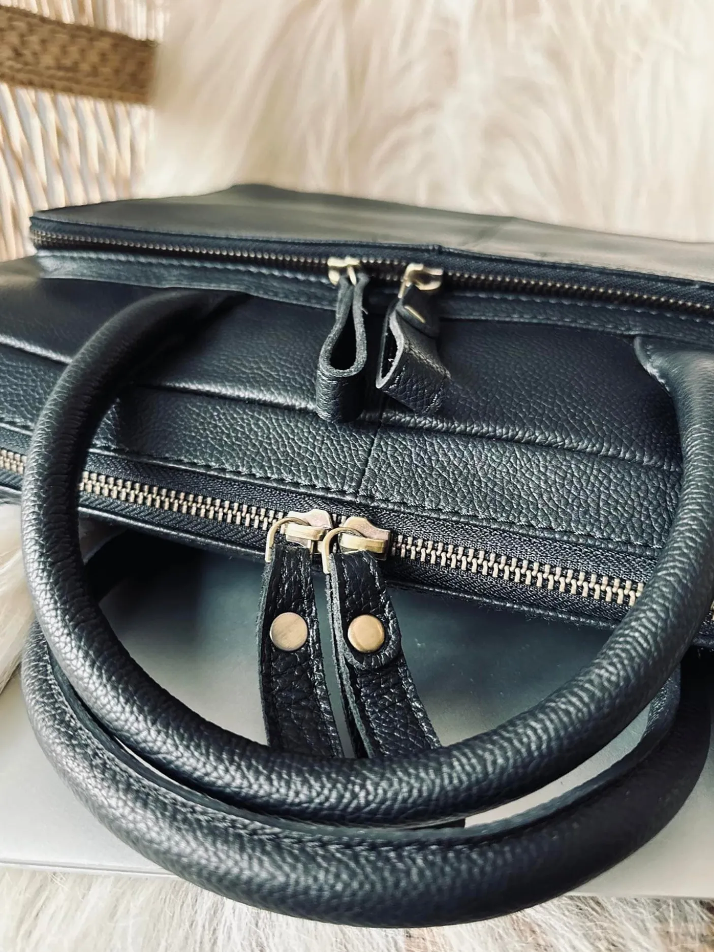 Laptop / arbejdstaske VINTAGE Black