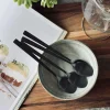 Latte Skeer black - 4 stk Rustfrit stål