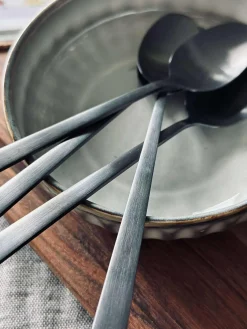 Latte Skeer black - 4 stk Rustfrit stål