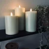 LED Bloklys / Mint – 3 stk bloklys