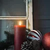 LED Bloklys Rød 15cm