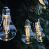 LED Lyskæde med solceller - Udendørs med 10 pære
