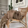 Lækker varm plaid – Hasselnød