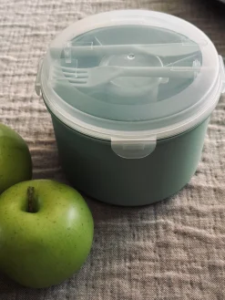 Lunchbox m. dressing kop - Grøn