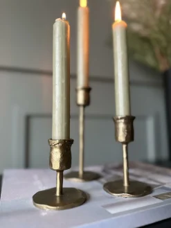 Lysestage – Golden 10 cm