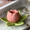 Lysestage tulipan - Rosa