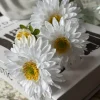 Marguerit stilk 60 cm - Hvid