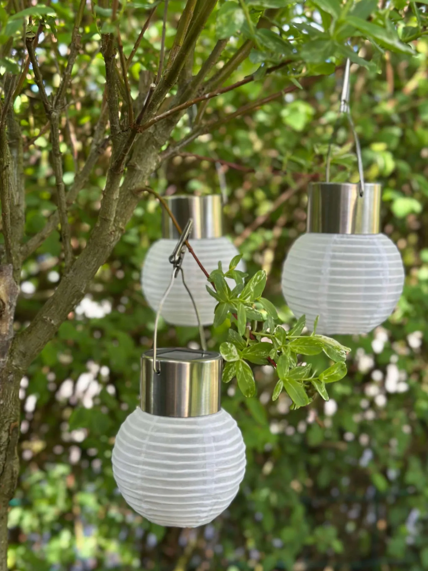 Mini lamper med solar - 3 stk.