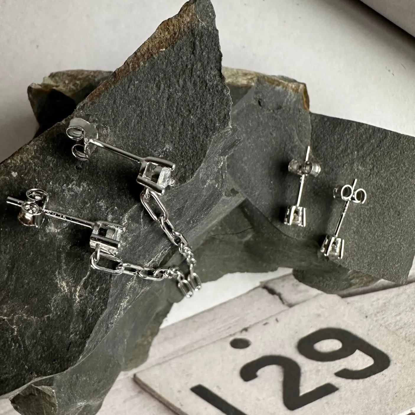 Mix box m. 4 øreringe - Jessica Sterling silver