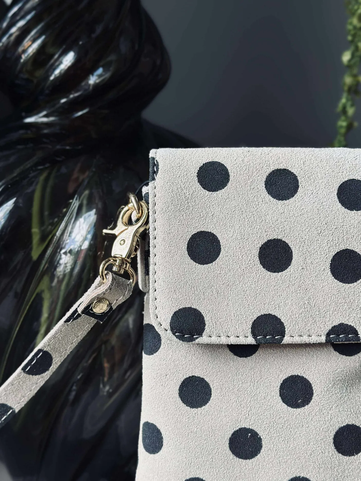 Mobiltaske Blacks dots