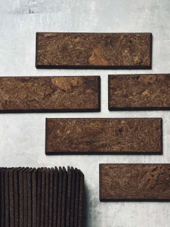 Mursten Brown - Natur pakke med 62 stk