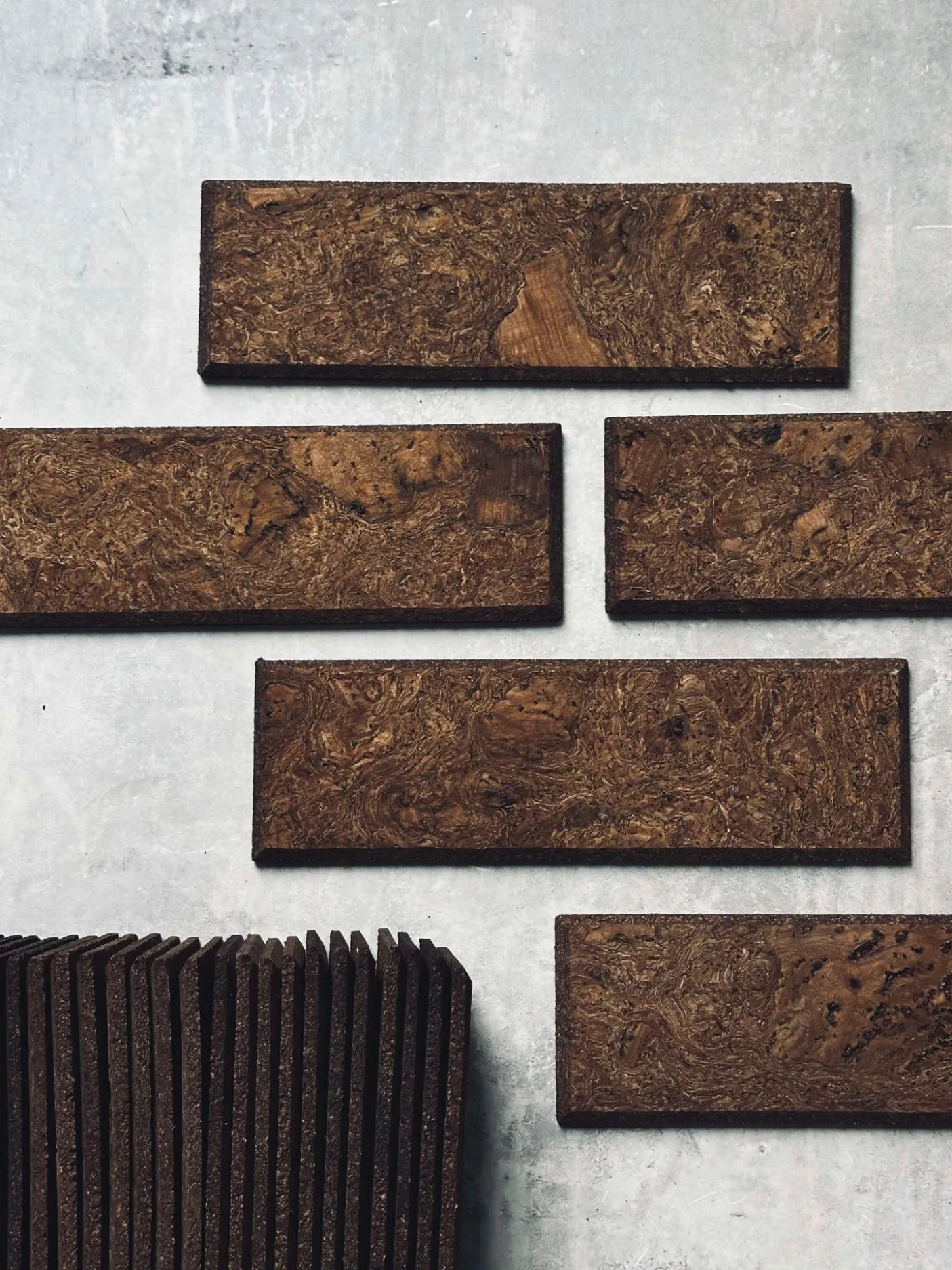 Mursten Brown - Natur pakke med 62 stk