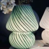 Mushroom Medium - Grøn mundblæst glas