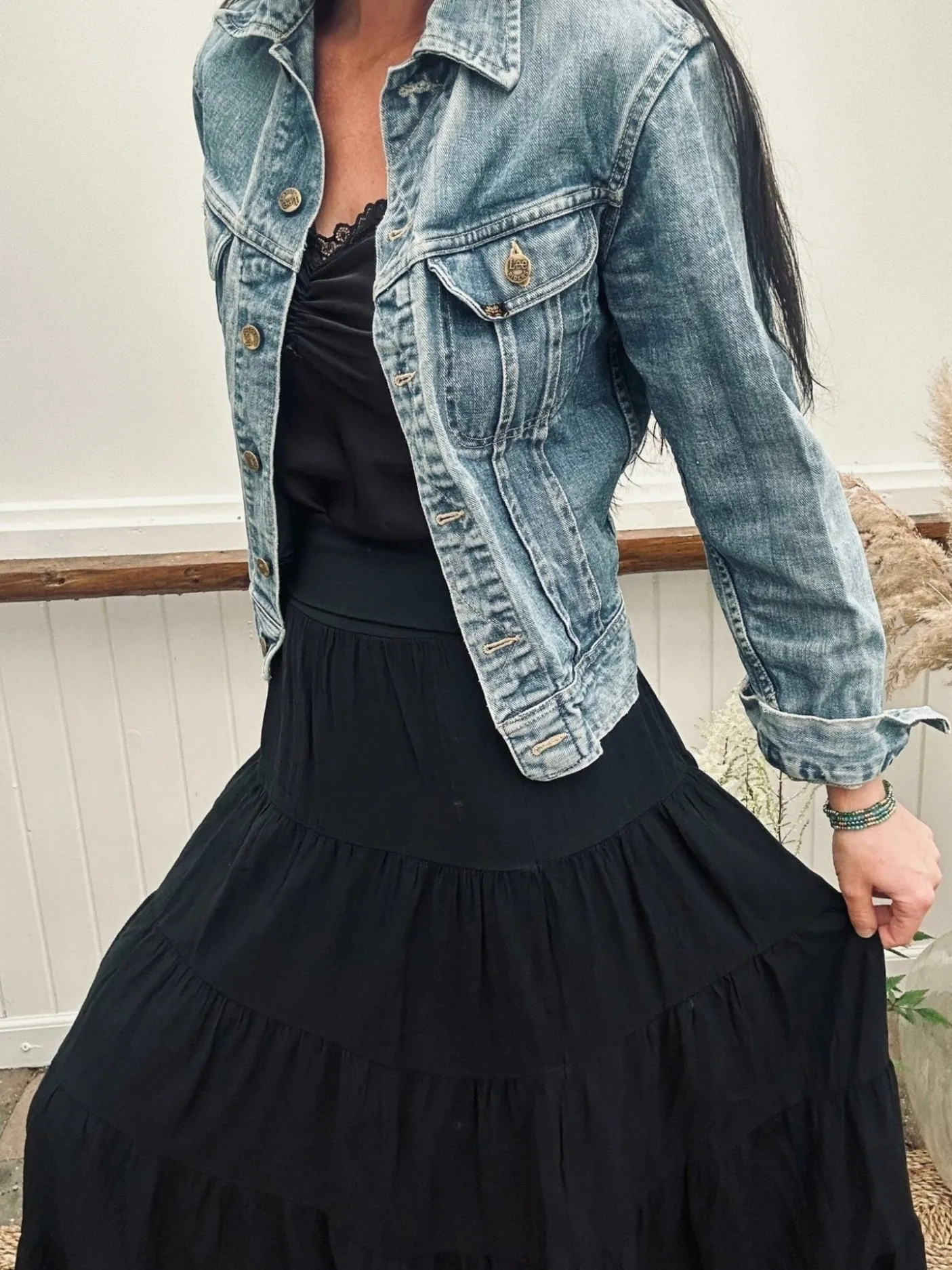 Nederdel Boheme cotton – S/M Black