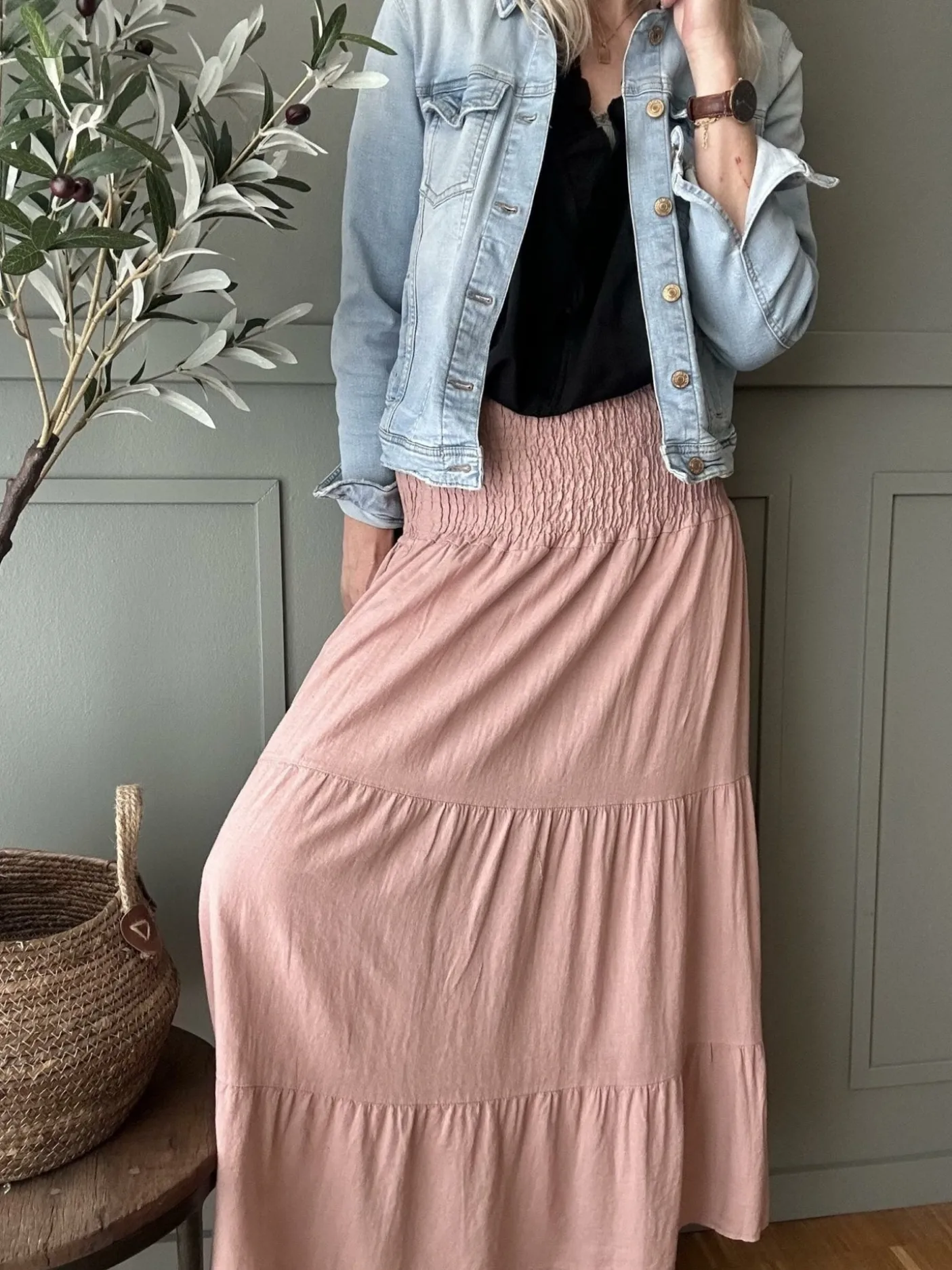 Nederdel – Rosa Blush