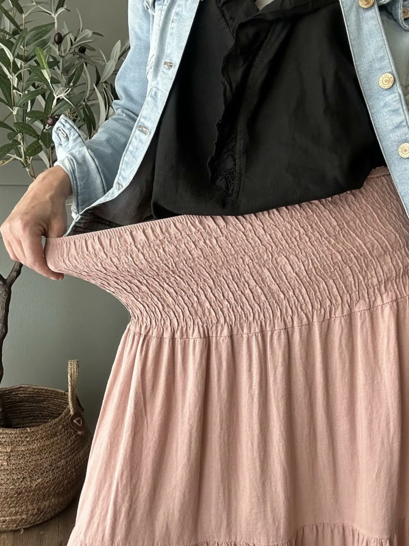 Nederdel – Rosa Blush