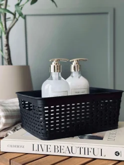 Opbevaringskasse Mille black - Medium