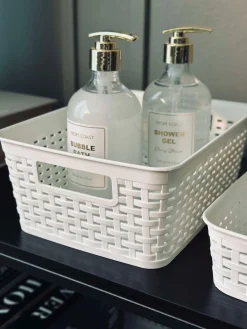Opbevaringskasse Mille white - Mini