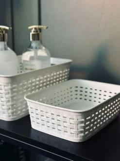 Opbevaringskasse Mille white - Mini