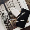 Oplader USB C + 1 M Nylon cable: USB C to USB C