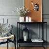 Opslagstavle kork 60x90 med kraftig ramme - Natur