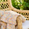 Plaid flower quilt