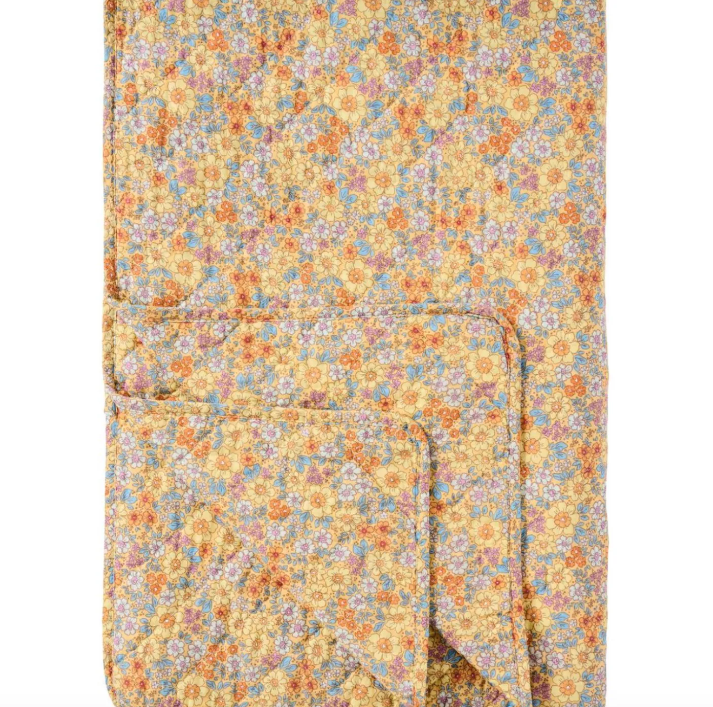Plaid flower quilt