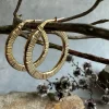 Øreringe Chloe Big Sterling Silver 18K forgyldt