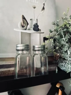 Salt og peber glas
