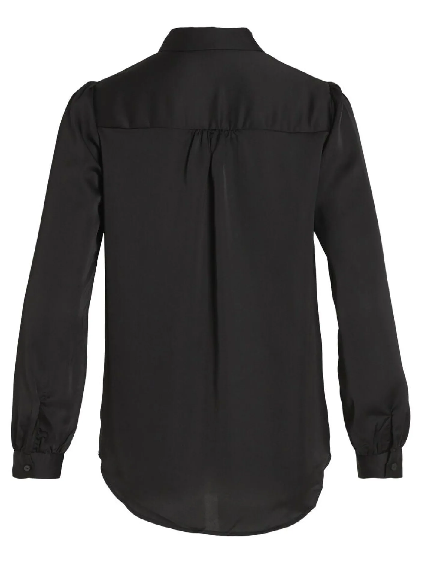 Satinskjorte Luna Black