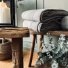 Sengetæppe STONE-WASHED Quilt – Nordic grey